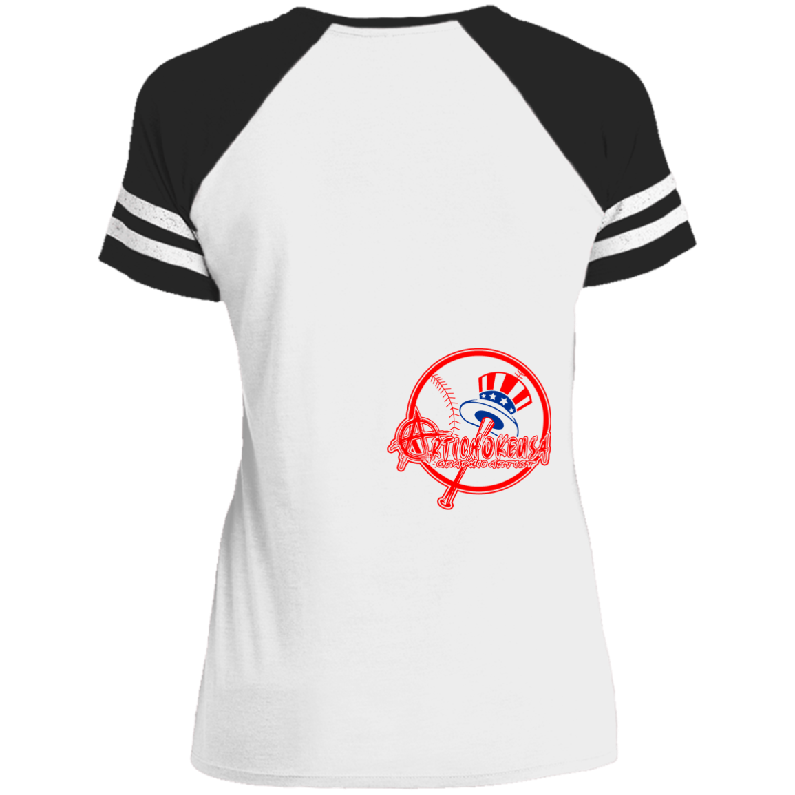 ArtichokeUSA Character and Font Design. Let’s Create Your Own Design Today. Brooklyn. Ladies' Game V-Neck T-Shirt
