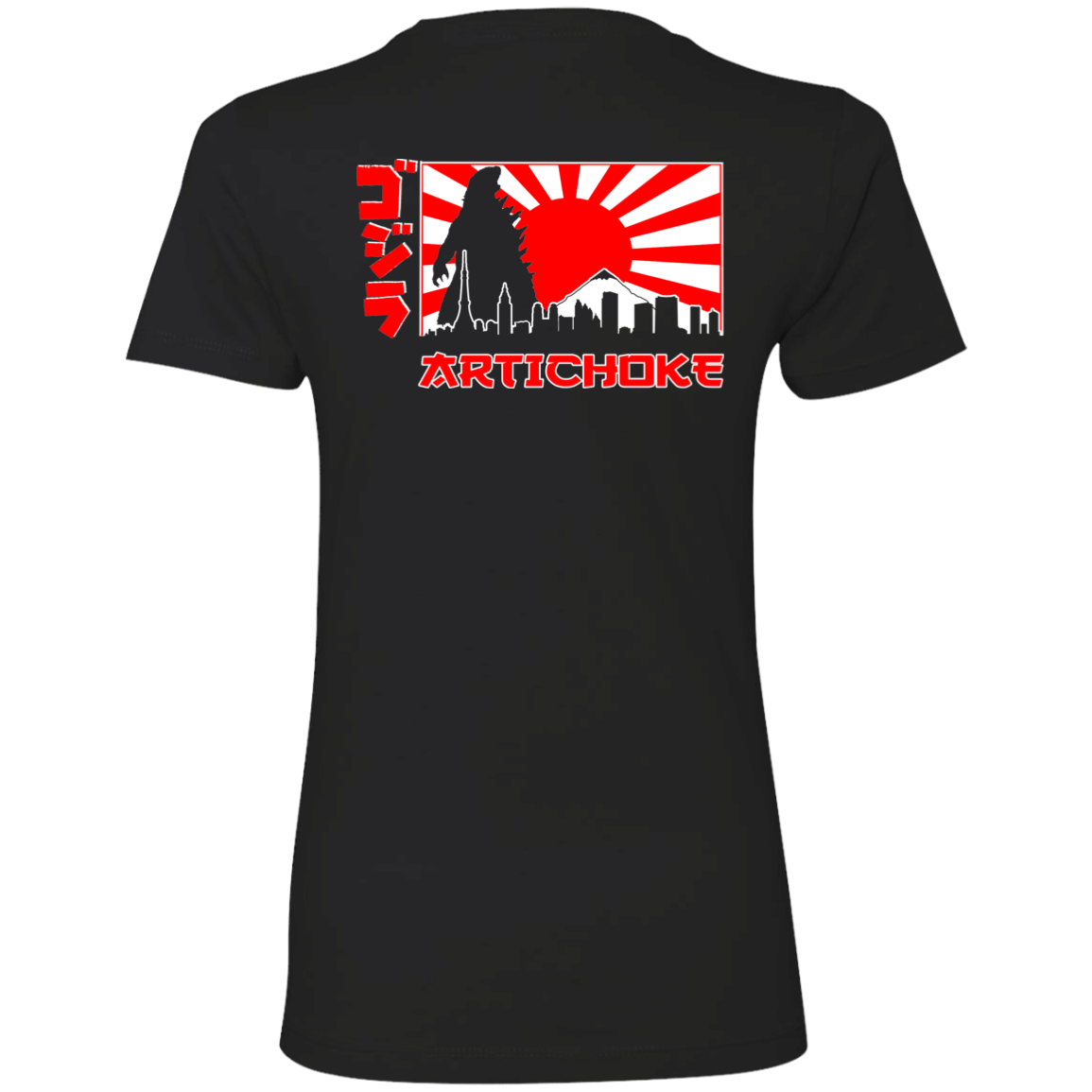 ArtichokeUSA Custom Design. Fan Art Mechagodzilla/Godzilla. Ladies' Boyfriend T-Shirt