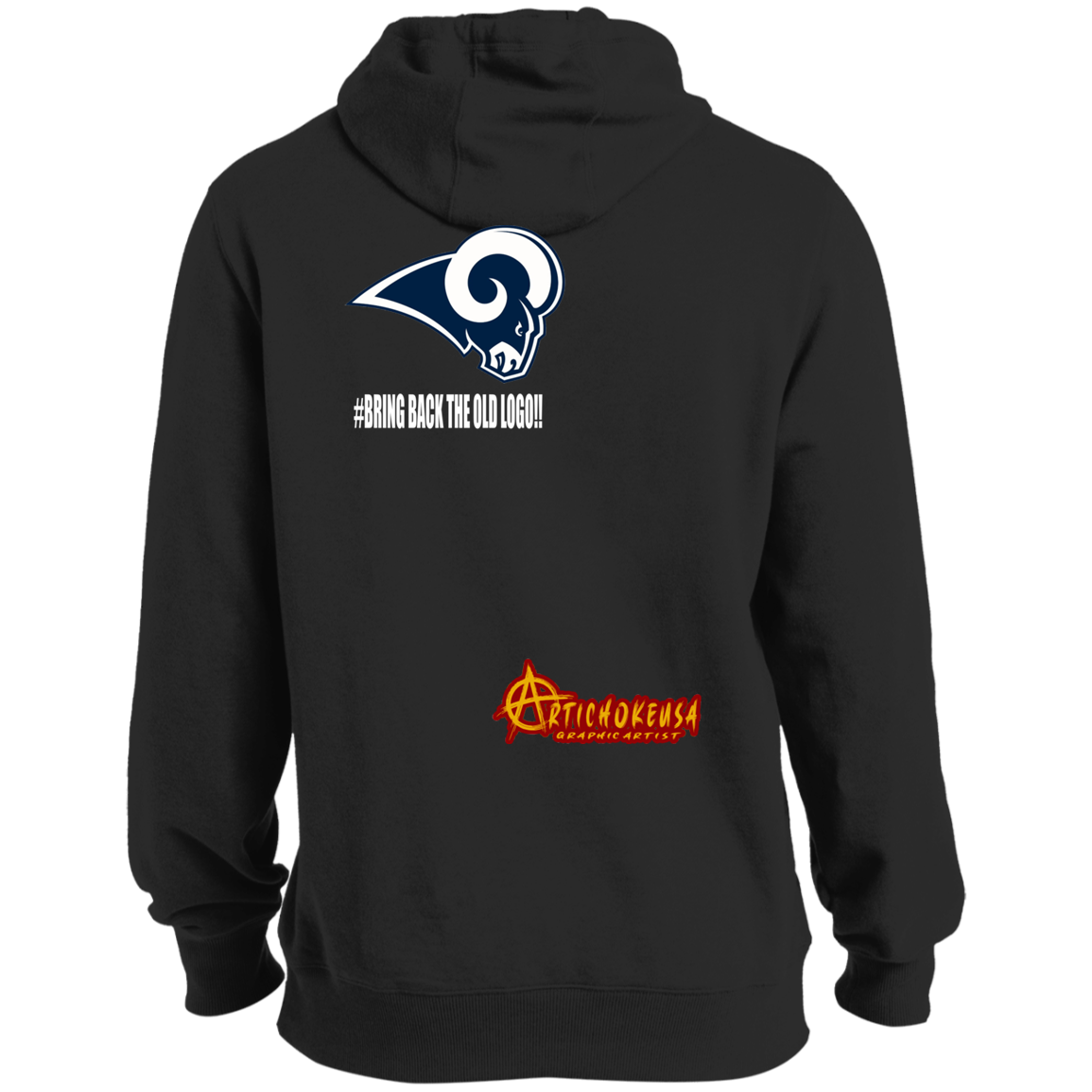 ArtichokeUSA Custom Design. LA Ram's Todd Gurley Jurassic Park Fan Art / Parody. Ultra Soft Pullover Hoodie