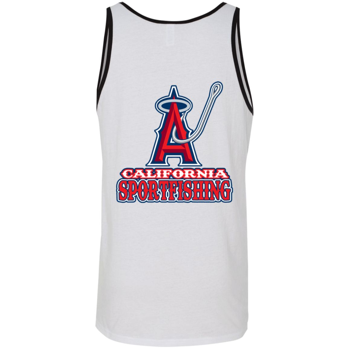 ArtichokeUSA Custom Design. Anglers. Southern California Sports Fishing. Los Angeles Angels Parody. Unisex Tank