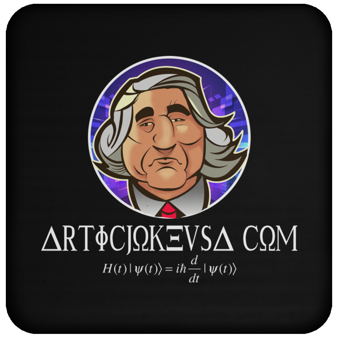 ArtichokeUSA Custom Design. Michio Kaku Fan Art. Coaster