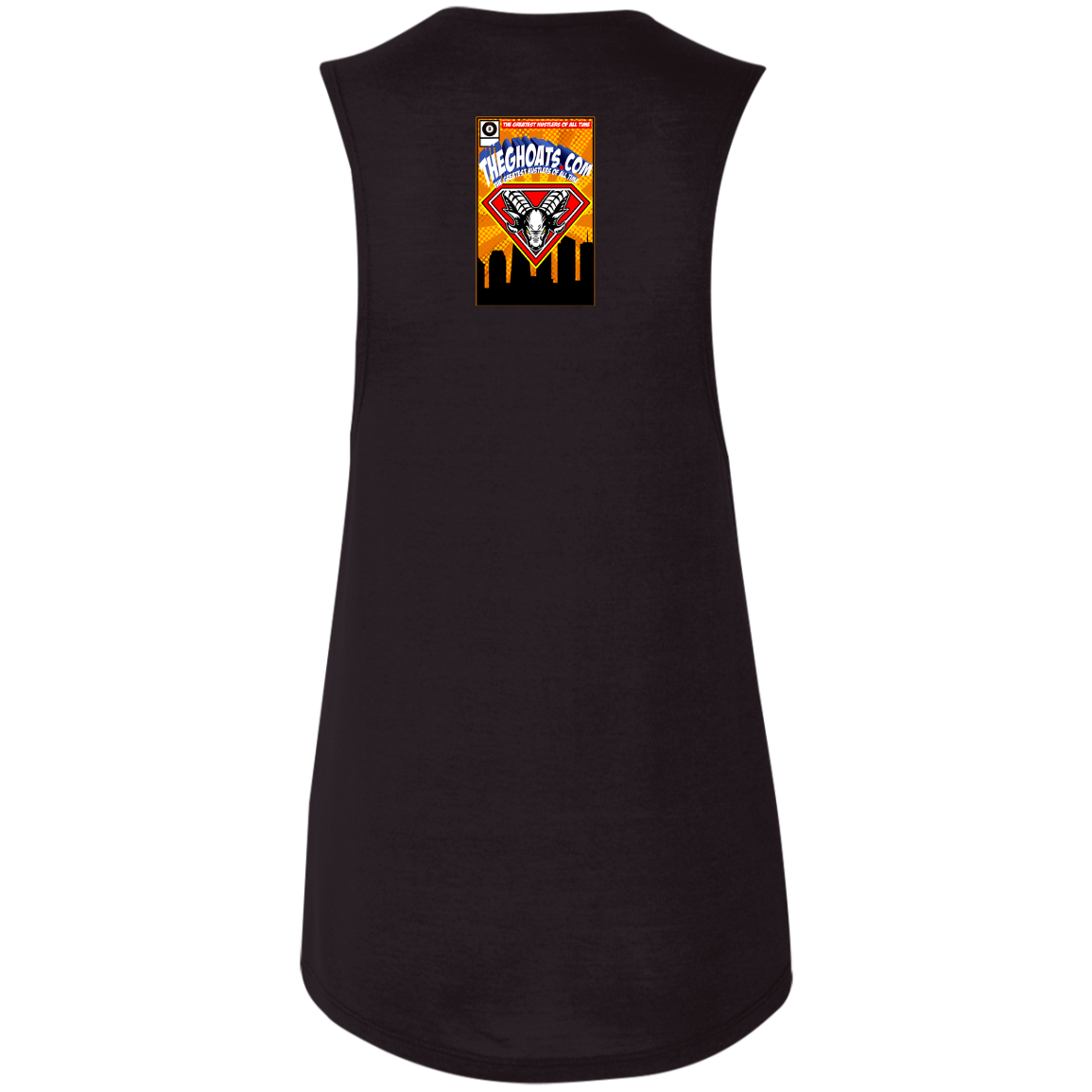 The GHOATS Custom Design. #38 Super 3. APA League. Ladies' Flowy Muscle Tank