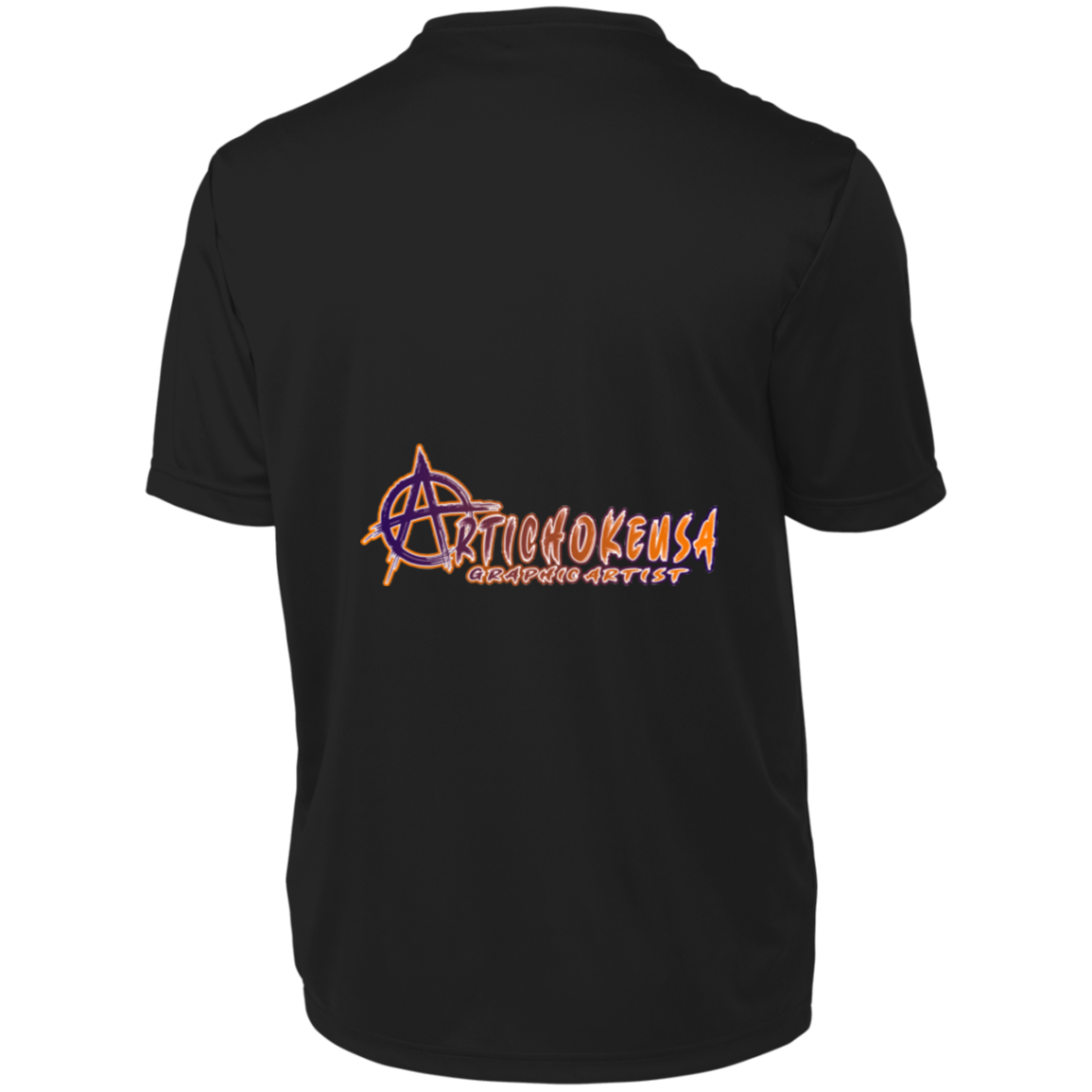 ArtichokeUSA Character and Font design. Let's Create Your Own Team Design Today. Arthur. Men's Moisture-Wicking Tee