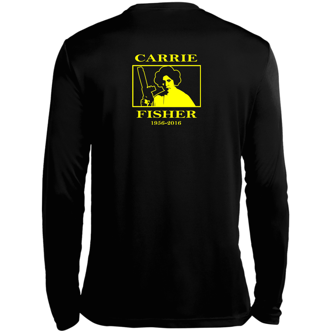 ArtichokeUSA Custom Design. You Miserable Slug. Carrie Fisher Tribute. Star Wars / Blues Brothers Fan Art. Long Sleeve Moisture-Wicking Tee