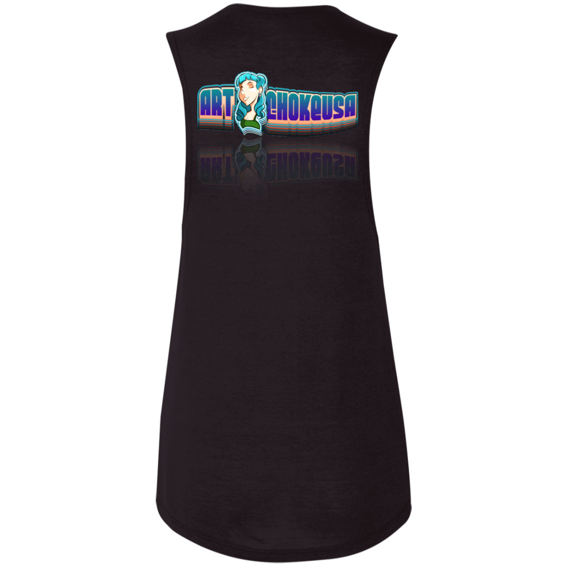 ArtichokeUSA Characters and Fonts. "Shelly" Let’s Create Your Own Design Today. Ladies' Flowy Muscle Tank
