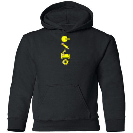ArtichokeUSA Custom Design. Eat. Draw. Sleep. Repeat. Youth Pullover Hoodie