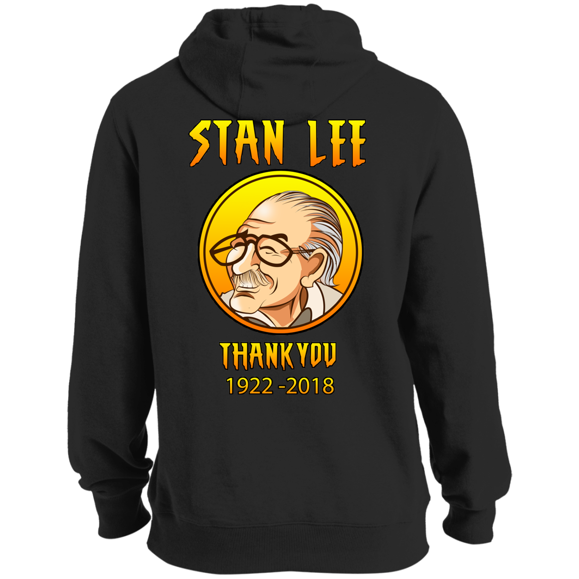 ArtichokeUSA Character and Font design. Stan Lee Thank You Fan Art. Let's Create Your Own Design Today. Soft Pullover Hoodie