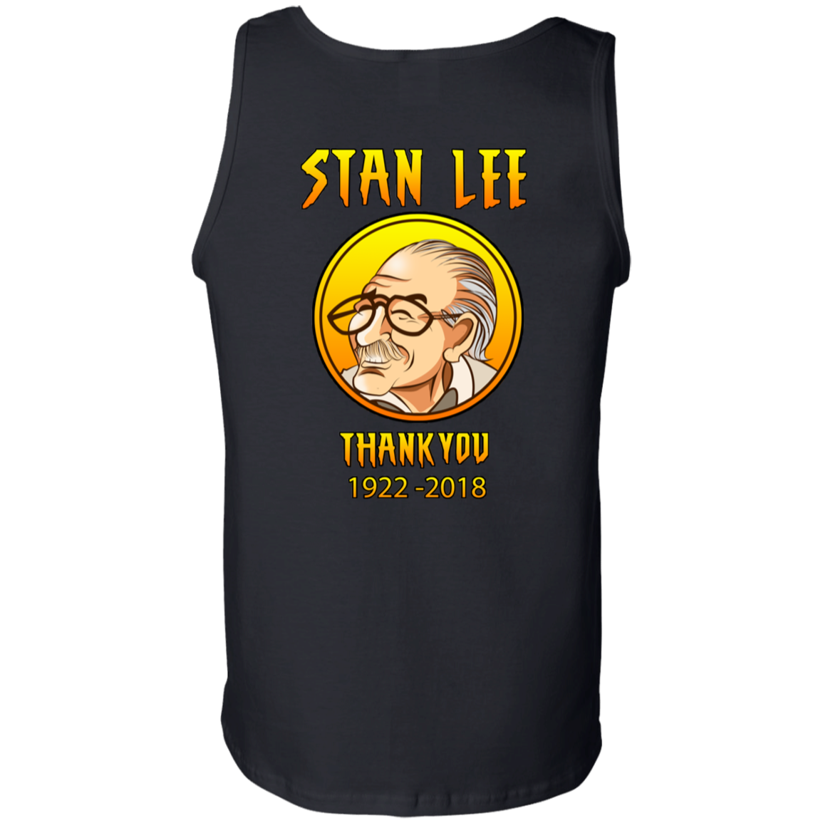 ArtichokeUSA Character and Font design. Stan Lee Thank You Fan Art. Let's Create Your Own Design Today. Men's 100% Cotton Tank Top
