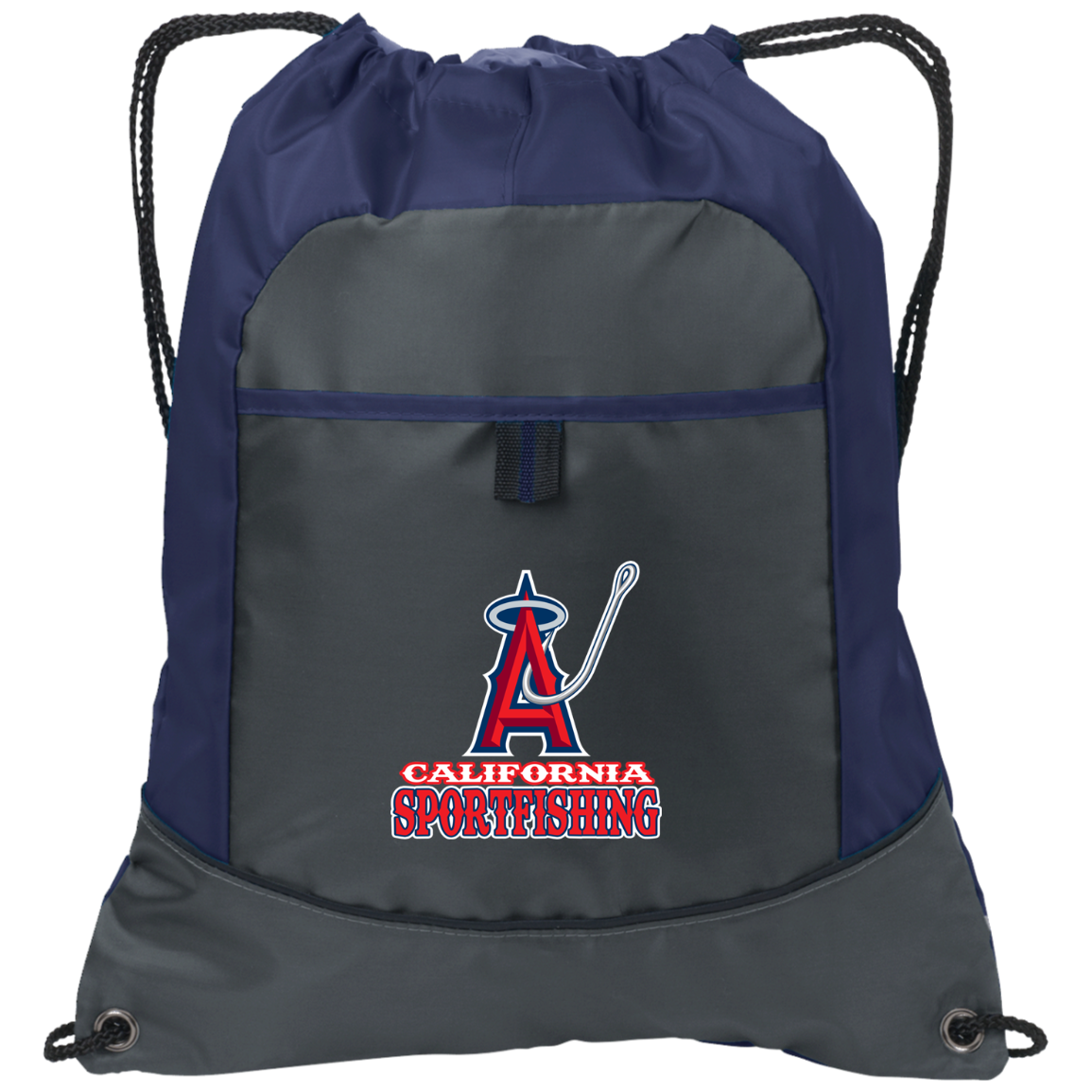 ArtichokeUSA Custom Design. Anglers. Southern California Sports Fishing. Los Angeles Angels Parody. Pocket Cinch Pack