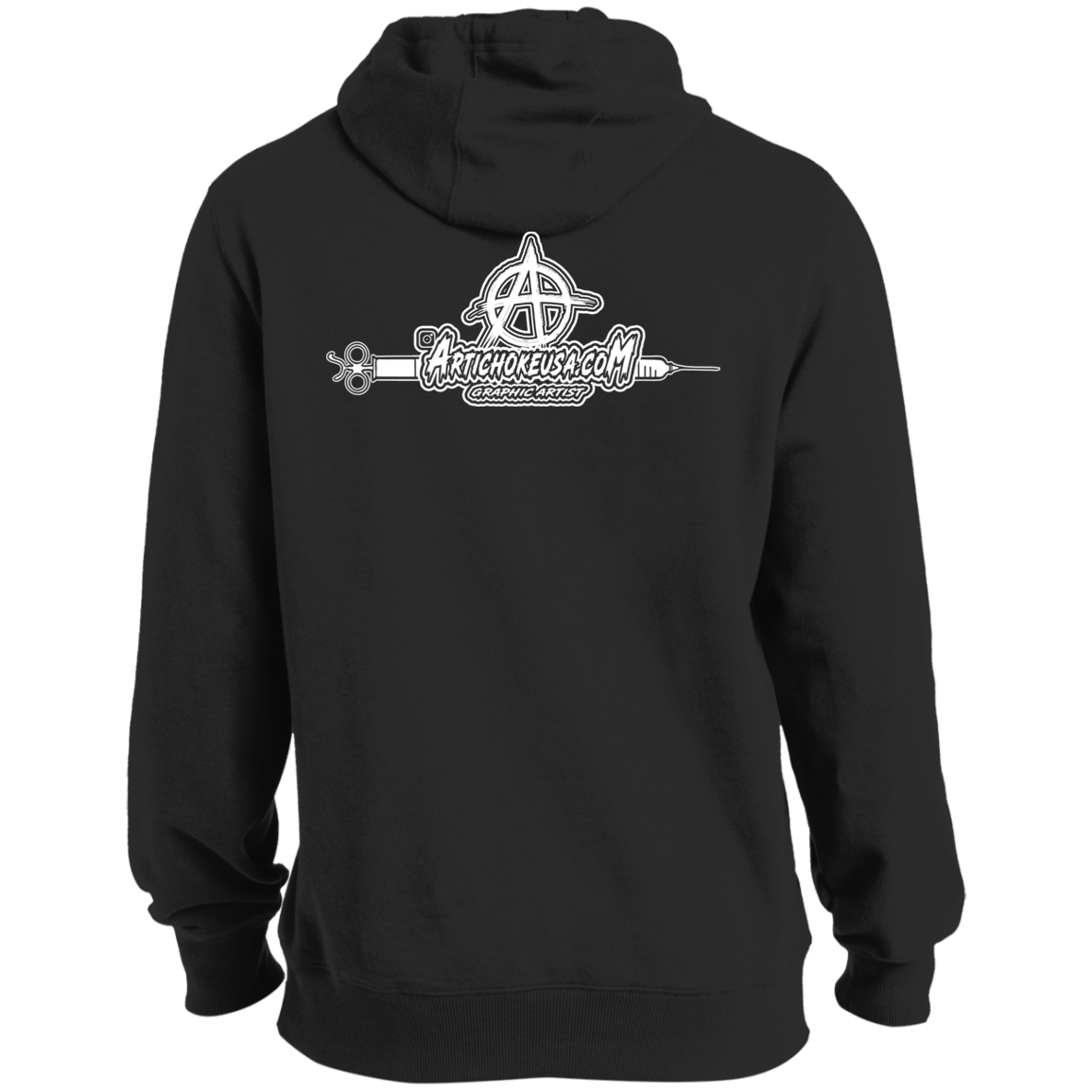 ArtichokeUSA Custom Design. Vaccinated AF (and fine). Tall Pullover Hoodie
