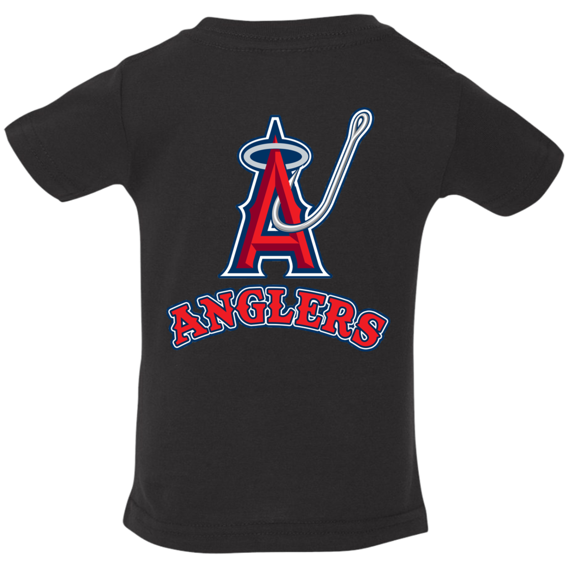 ArtichokeUSA Custom Design. Anglers. Southern California Sports Fishing. Los Angeles Angels Parody. Infant Jersey T-Shirt