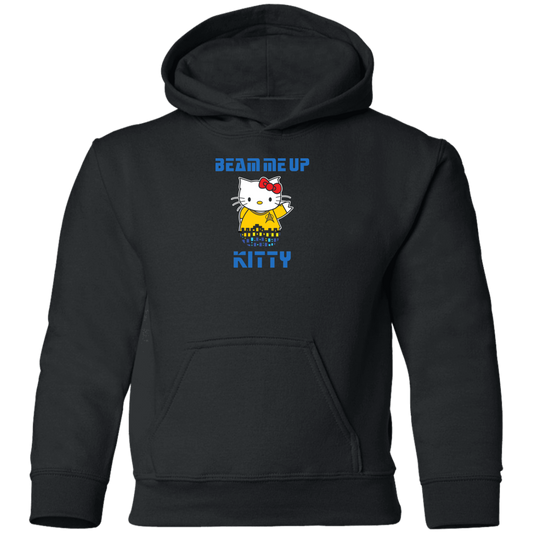 ArtichokeUSA Custom Design. Beam Me Up Kitty. Fan Art / Parody. Youth Pullover Hoodie