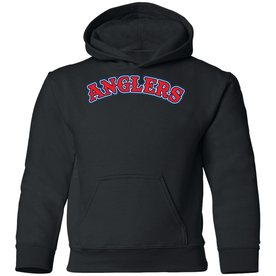 ArtichokeUSA Custom Design. Anglers. Southern California Sports Fishing. Los Angeles Angels Parody. Youth Pullover Hoodie