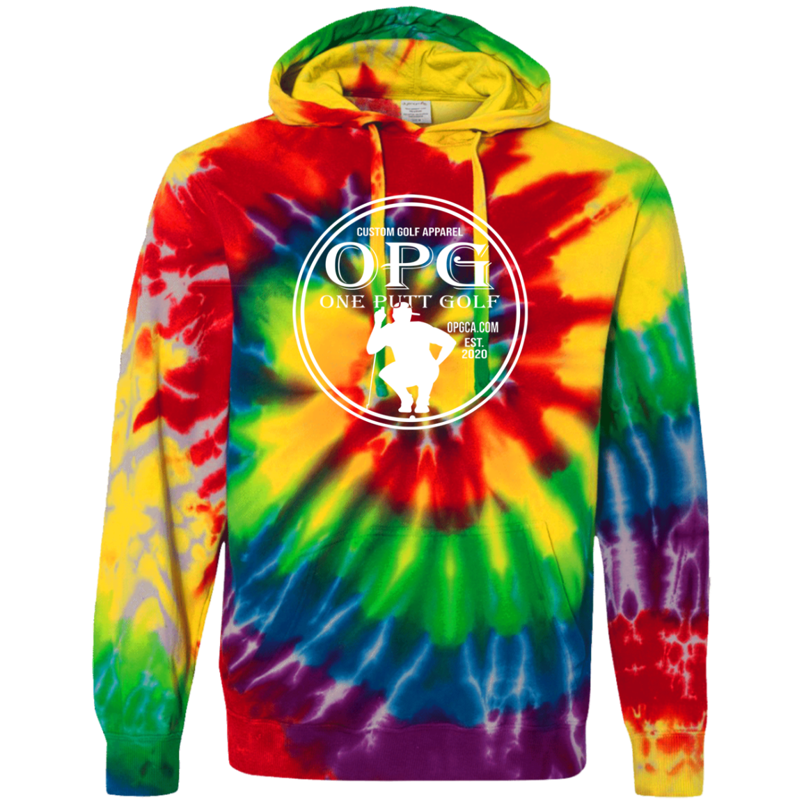 Tie-Dyed Pullover Hoodie