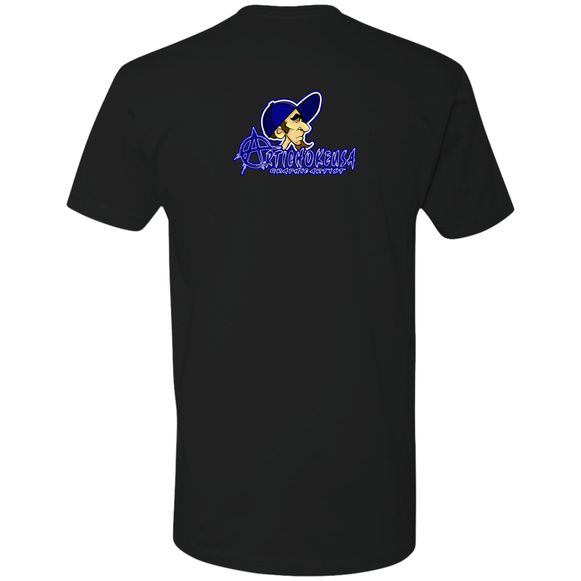 ZZ#20 ArtichokeUSA Characters and Fonts. "Clem" Let’s Create Your Own Design Today. Men's Premium Short Sleeve T-Shirt