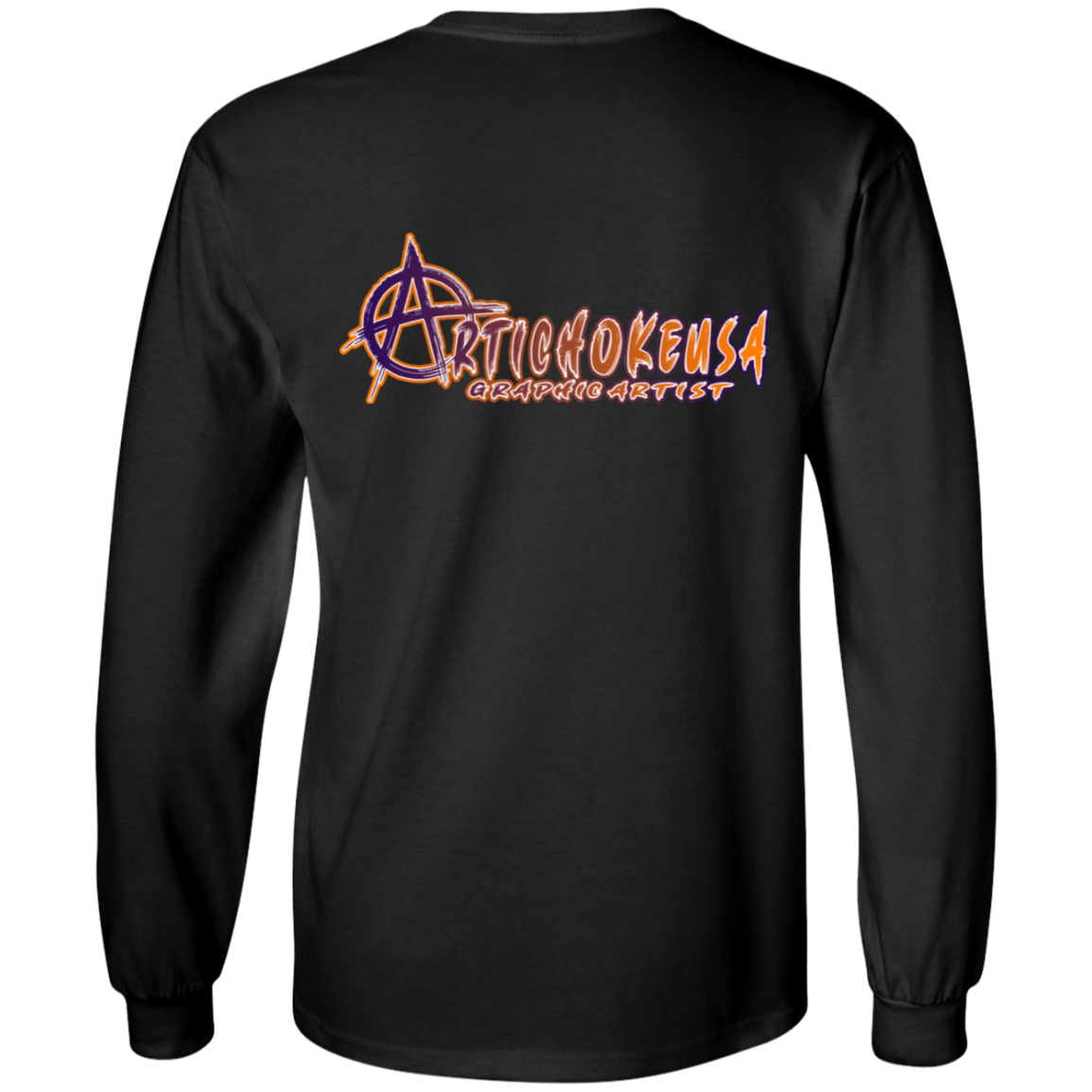 ArtichokeUSA Character and Font Design. Let's Create Your Own Design Today. Youth Long Sleeve T-Shirt
