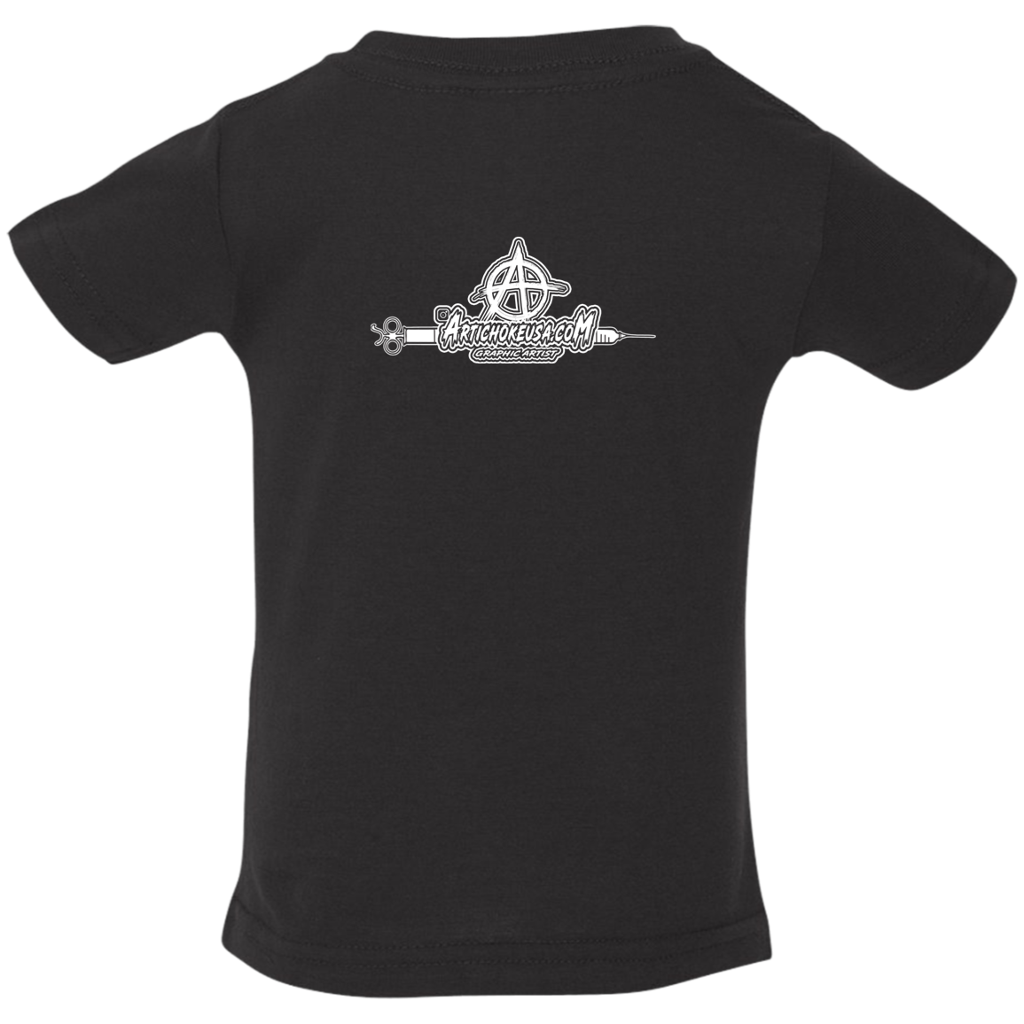 ArtichokeUSA Custom Design. Vaccinated AF (and fine). Infant Jersey T-Shirt