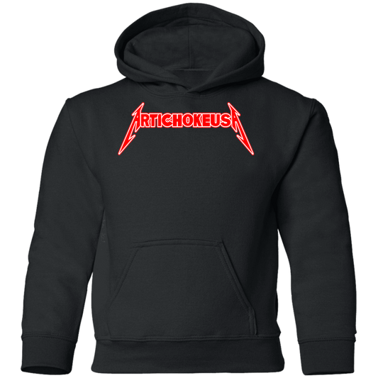 ArtichokeUSA Custom Design. Metallica Style Logo. Let's Make One For Your Project. Youth Pullover Hoodie