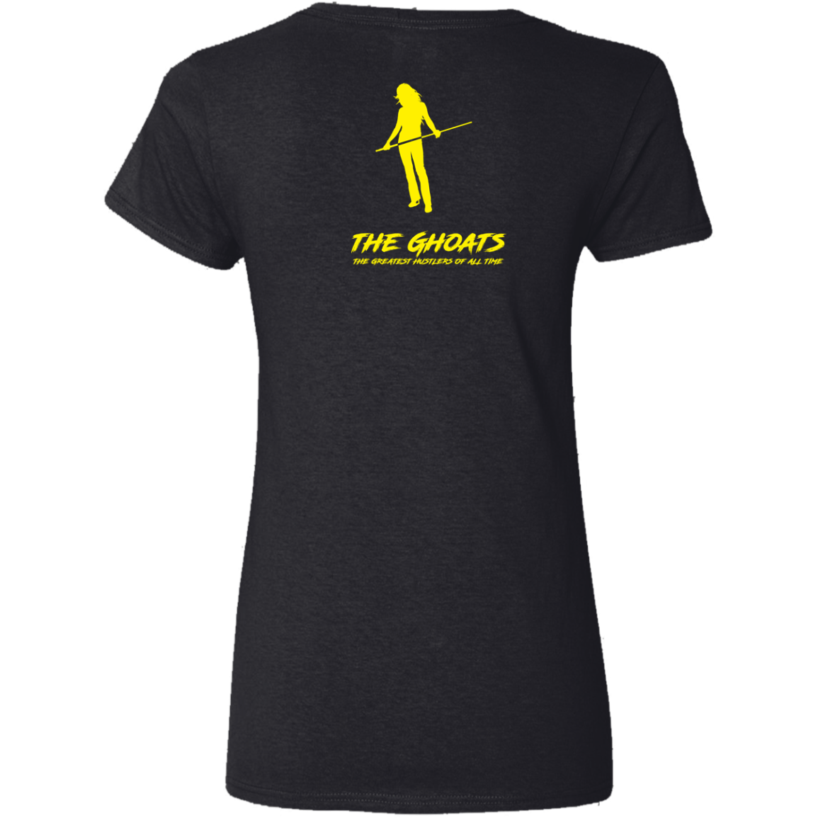 The GHOATS Custom Design. #34 Beware of Sharks. Play at Your Own Risk. (Ladies only version). Ladies' Basic V-Neck T-Shirt