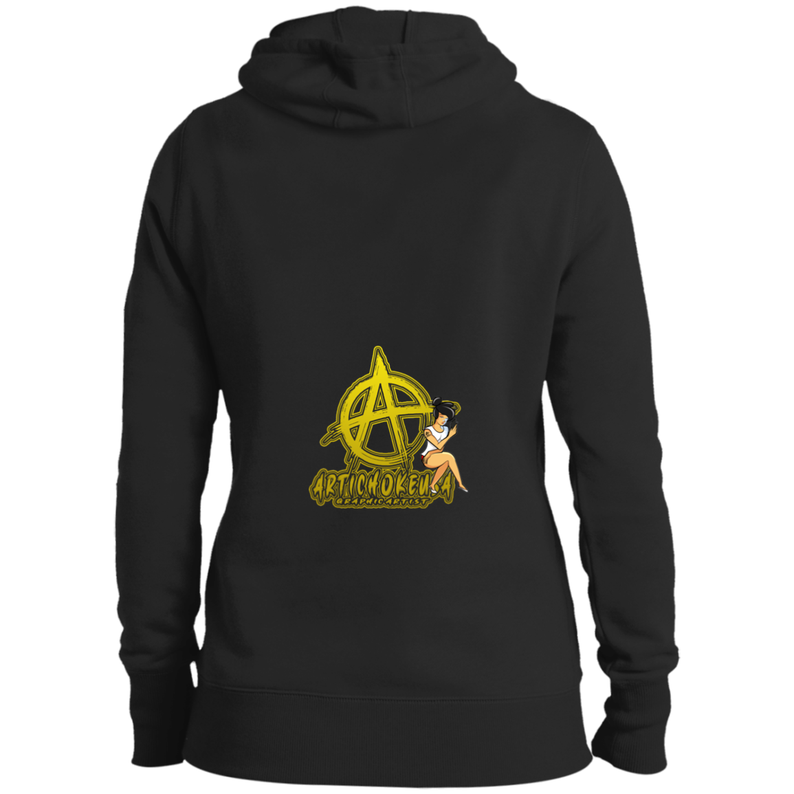 ArtichokeUSA Character and Font Design. Let’s Create Your Own Design Today. Betty. Ladies' Hoodie