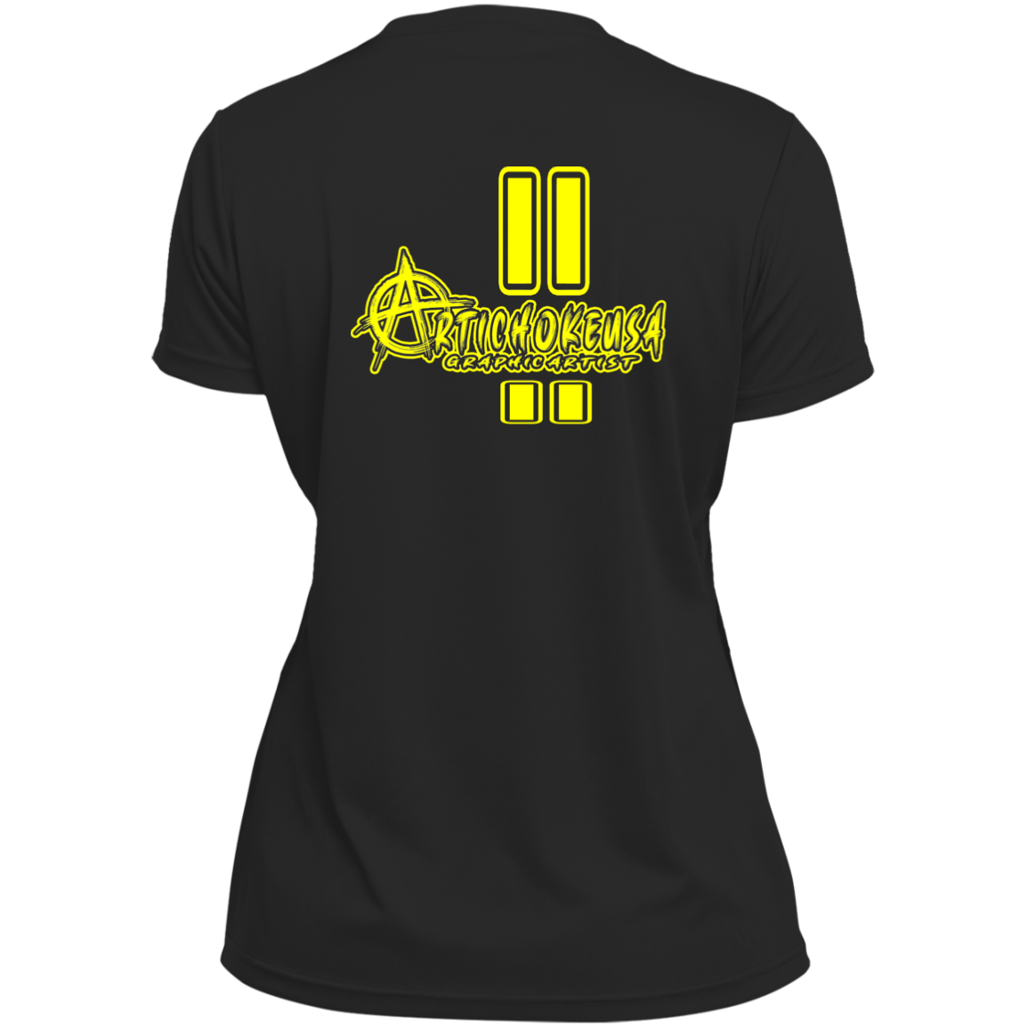 ArtichokeUSA Custom Design. Pick 1 Mustang. Mach 1 Mustang Parody. Cars. Ladies’ Moisture-Wicking V-Neck Tee