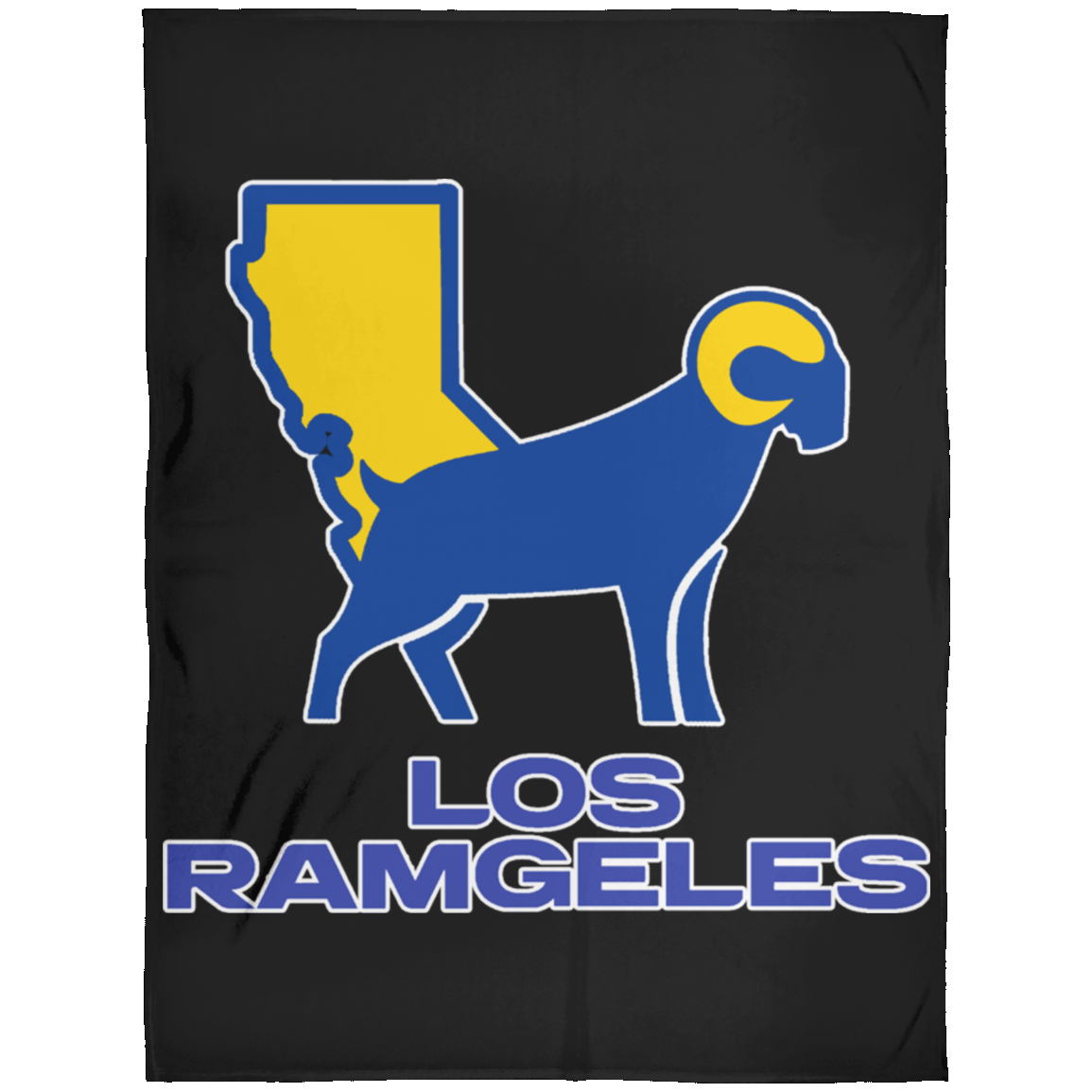 ArtichokeUSA Custom Design. Los Ramgeles. Fan Art. Arctic Fleece Blanket 60x80