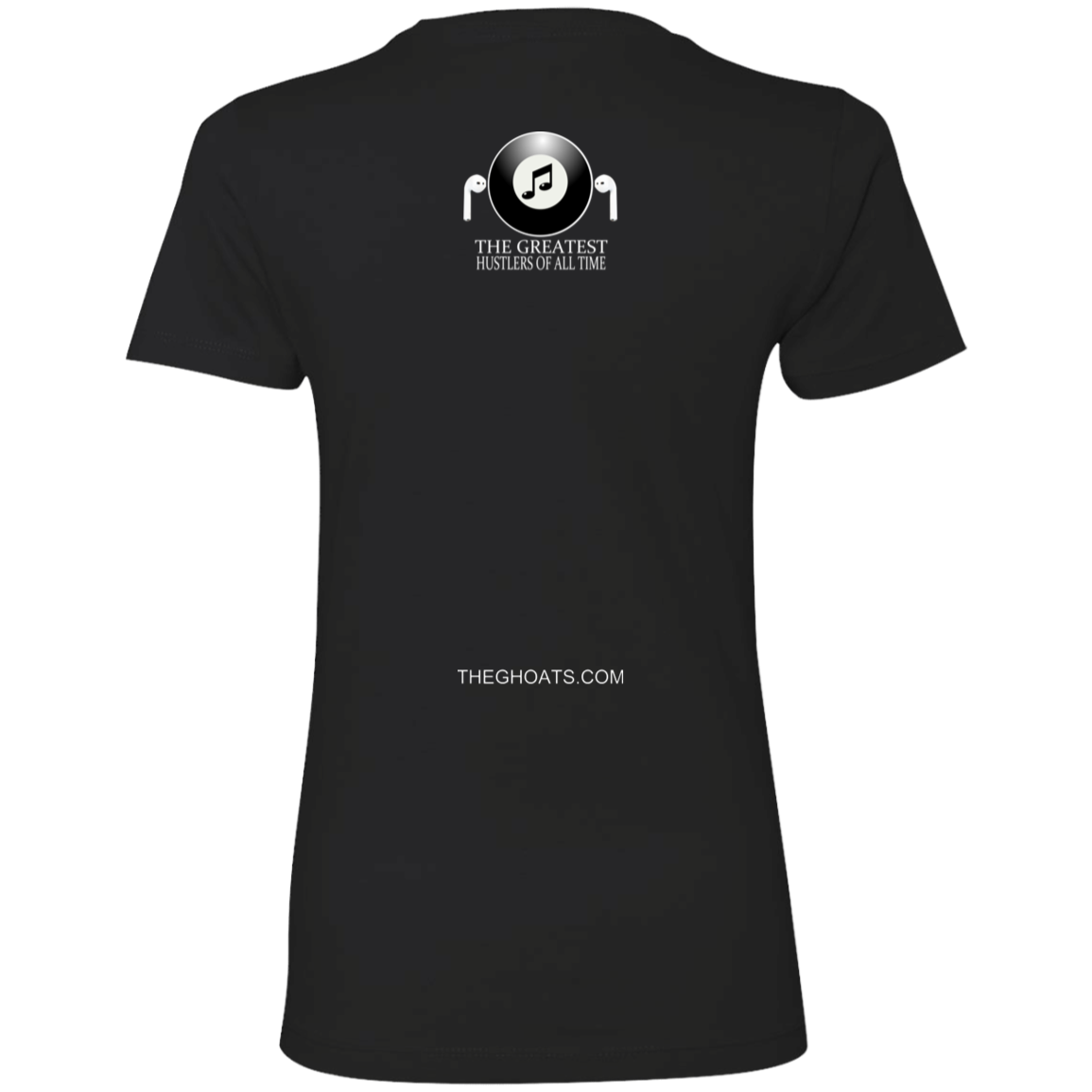 The GHOATS Custom Design. #19 Pool & Music. Ladies' Boyfriend T-Shirt