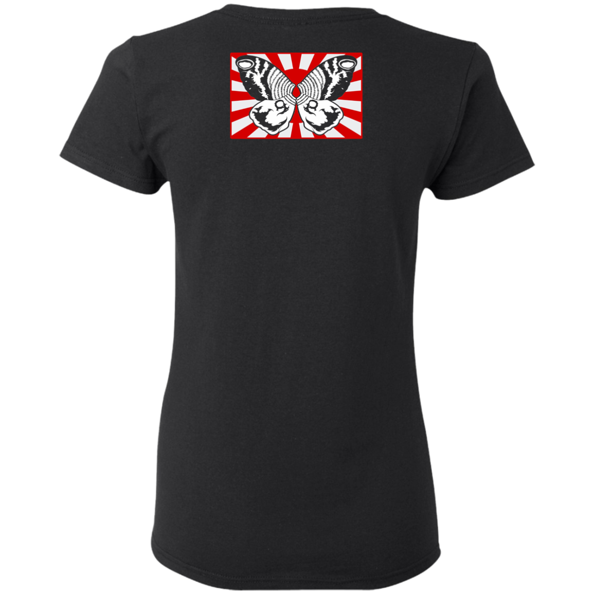 ArtichokeUSA Character and Font Design #30. Mothra Fan Art. Basic Ladies' 100% Cotton T-Shirt