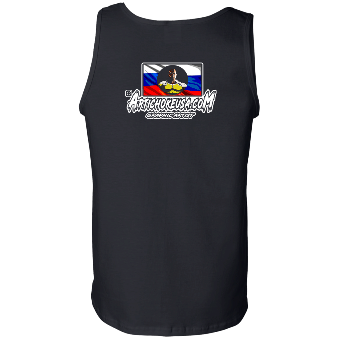 ArtichokeUSA Custom Design. One Punch Fedor. Fedor Emelianenko/One Punch Man Fan Art. Men's 100% Cotton Tank Top