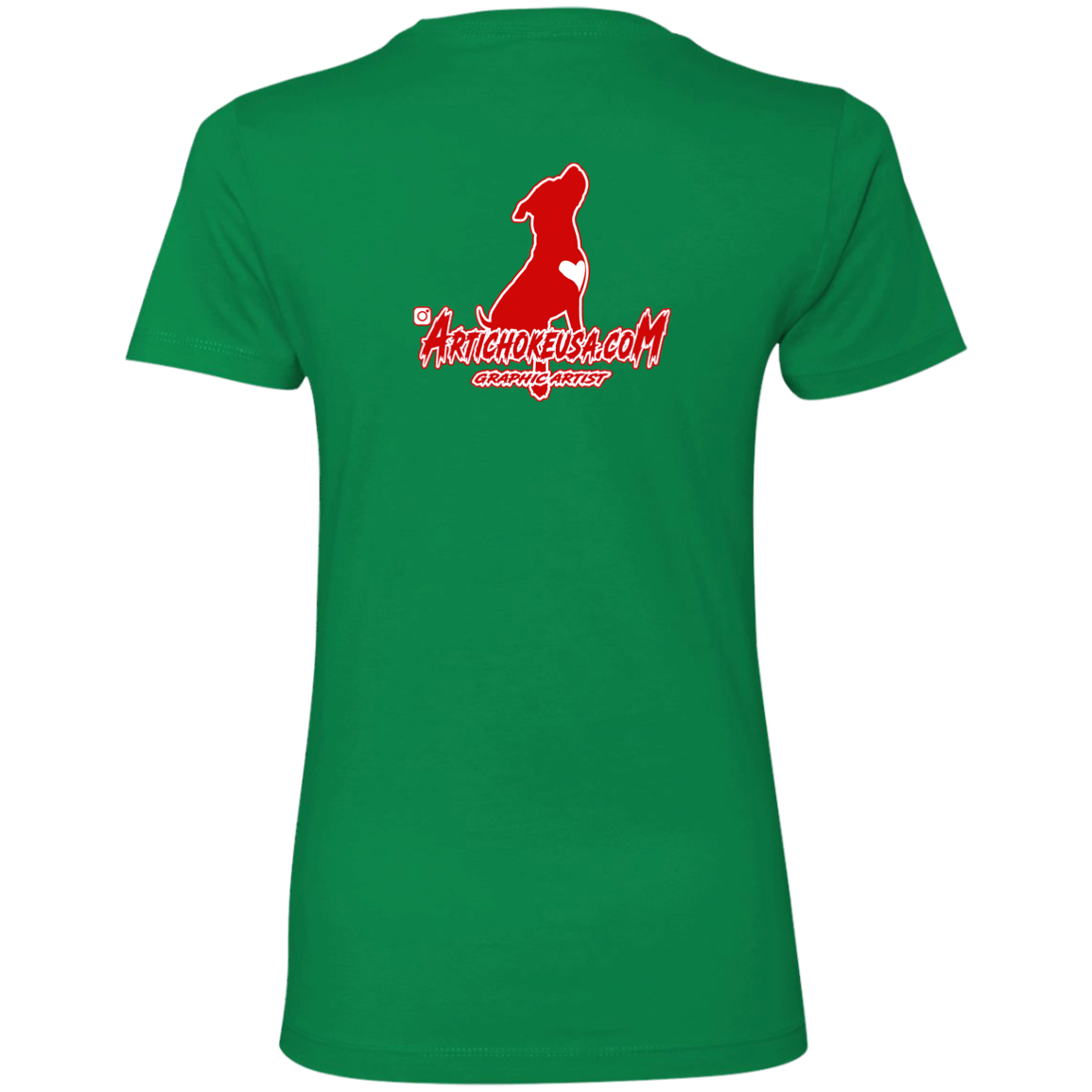 ArtichokeUSA Custom Design. Pitbull Love. Ladies' Boyfriend T-Shirt