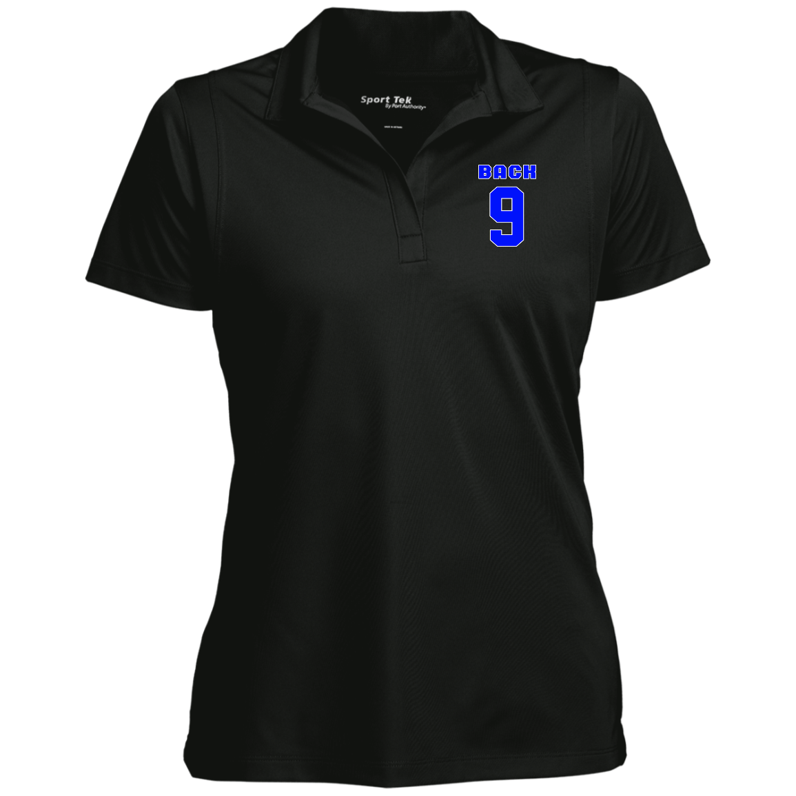 OPG Custom Design #17. Back 9. Ladies' Micropique Sport-Wick® Polo