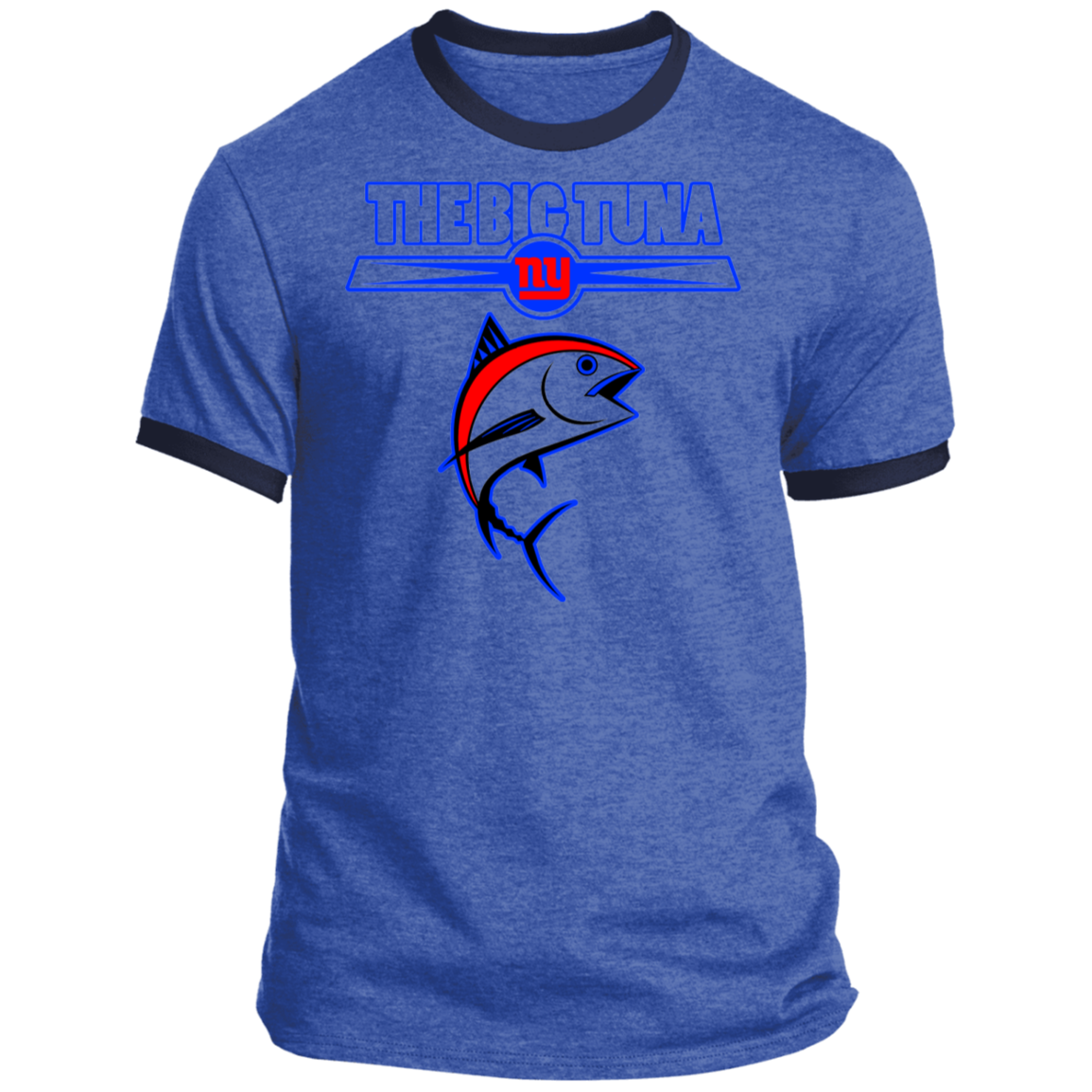 ArtichokeUSA Custom Design. The Big Tuna. Bill Parcell Tribute. NY Giants Fan Art. Ringer Tee