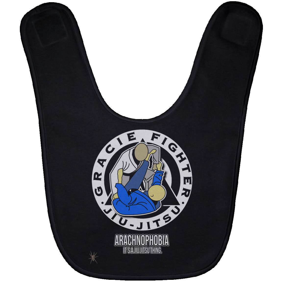 Artichoke Fight Gear Custom Design #1. Arachnophobia: Fear of Spiders. Spider Guard. It's a Jiu Jitsu Thing. Baby Bib
