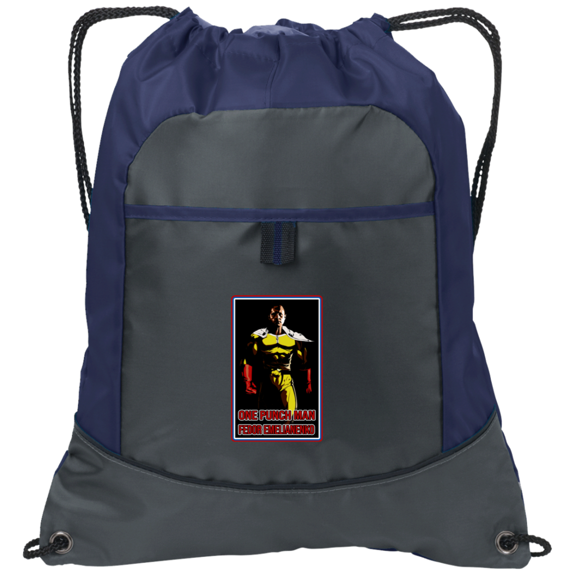 ArtichokeUSA Custom Design. One Punch Fedor. Fedor Emelianenko/One Punch Man Fan Art. Pocket Cinch Pack