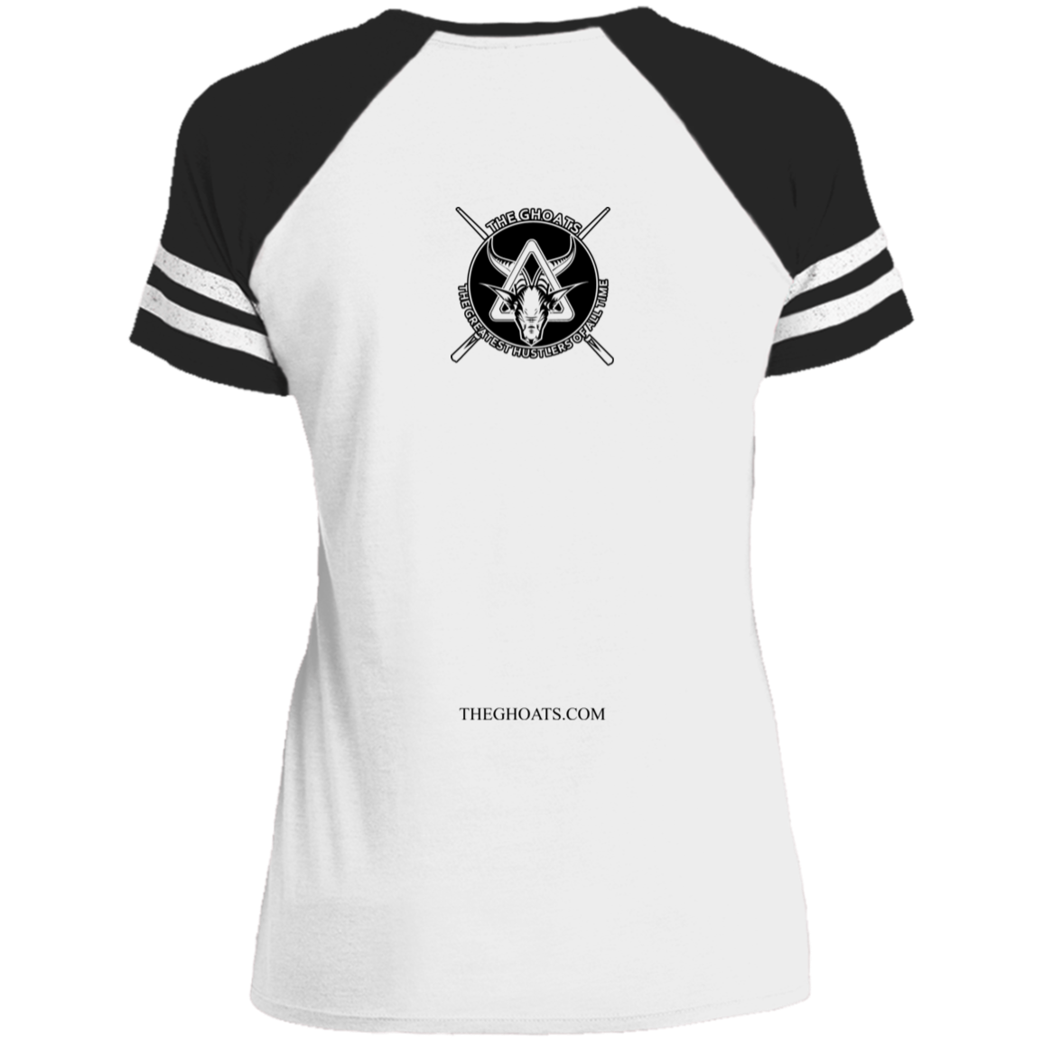 The GHOATS Custom Design #2. Baller. Shot Caller. Ladies' Game V-Neck T-Shirt