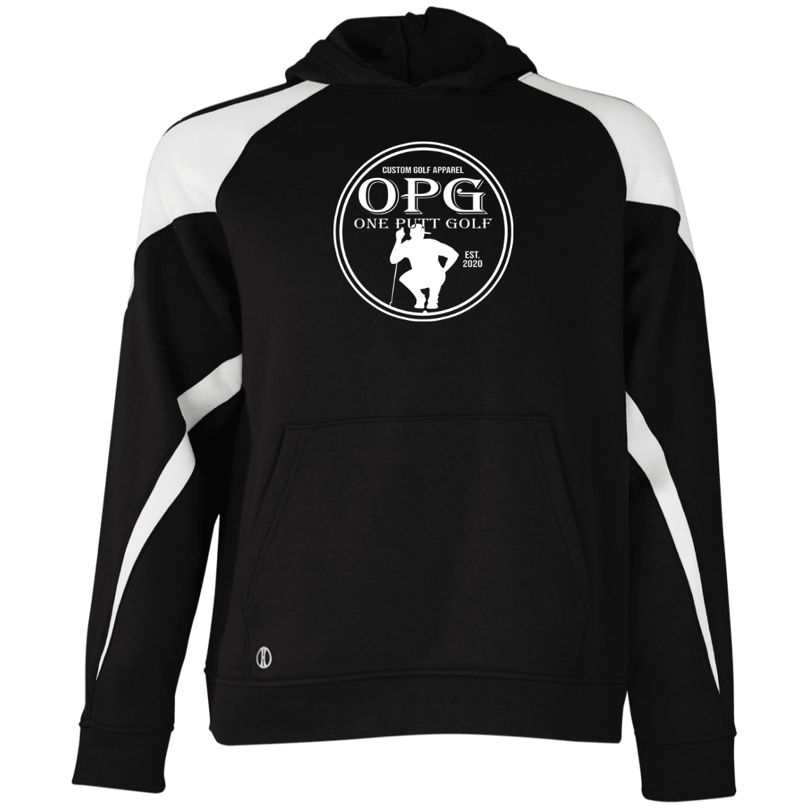 Youth Athletic Colorblock Fleece Hoodie