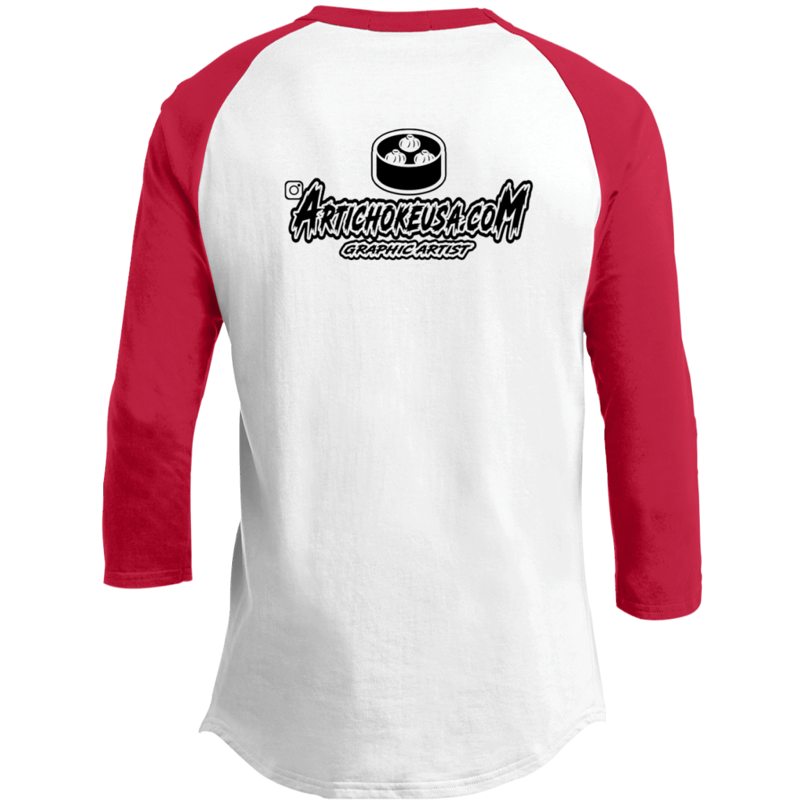 ArtichokeUSA Custom Design. Win Sum Lose Some. Dim Sum. 3/4 Raglan Sleeve Shirt