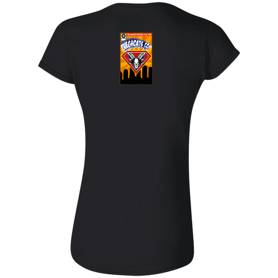 The GHOATS Custom Design. #38 Super 3. APA League. Ultra Soft Style Ladies' T-Shirt