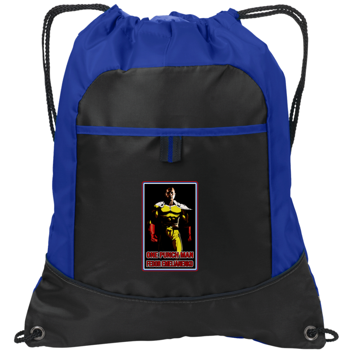 ArtichokeUSA Custom Design. One Punch Fedor. Fedor Emelianenko/One Punch Man Fan Art. Pocket Cinch Pack