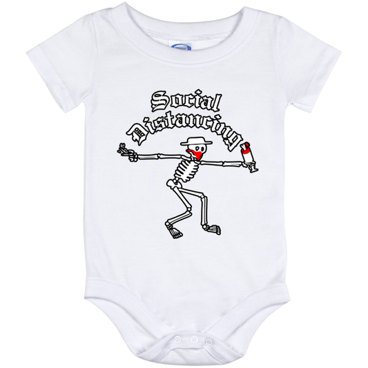 ArtichokeUSA Custom Design. Social Distancing. Social Distortion Parody. Baby Onesie 12 Month