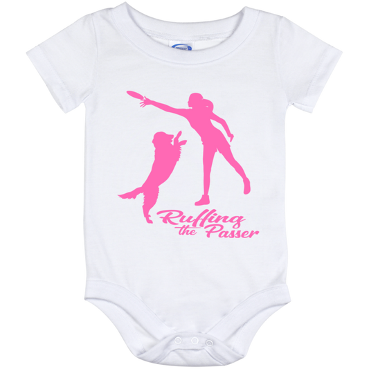 ArtichokeUSA Custom Design. Ruffing the Passer. Labrador Edition. Female Version. Baby Onesie 12 Month