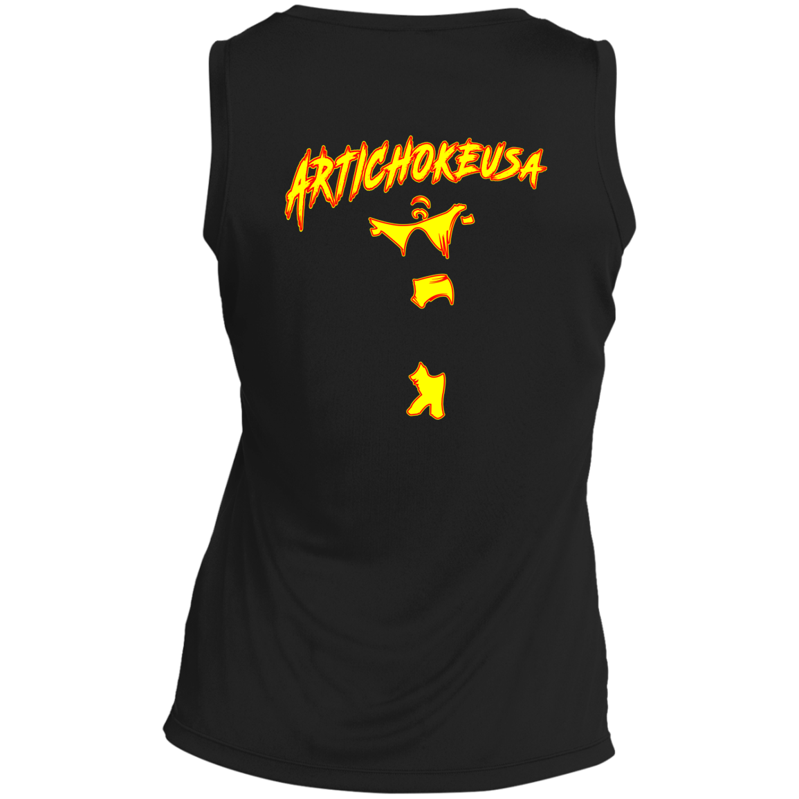 ArtichokeUSA Character and Font Design. Let’s Create Your Own Design Today. Fan Art. The Hulkster. Ladies' Sleeveless V-Neck