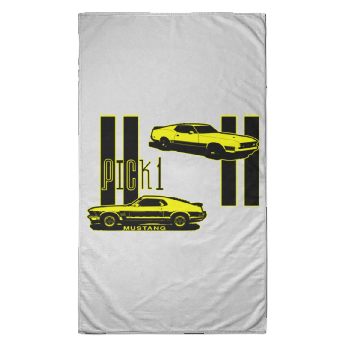 ArtichokeUSA Custom Design. Pick 1 Mustang. Mach 1 Mustang Parody. Cars. Towel - 35x60