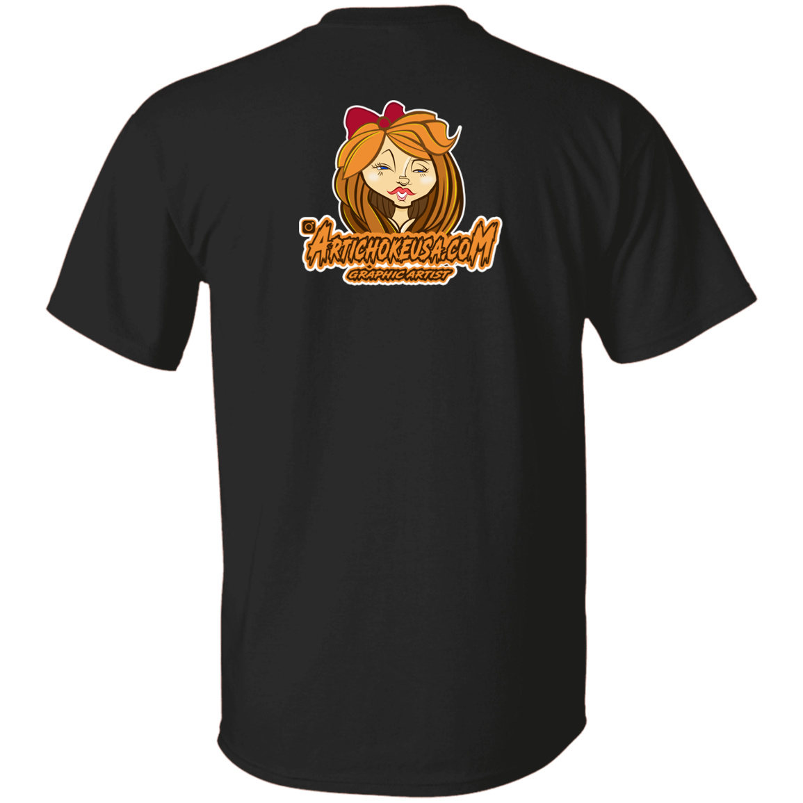 ZZ#21 Characters and Fonts. Aubrey. A show case of my characters and font styles. 5.3 oz. T-Shirt