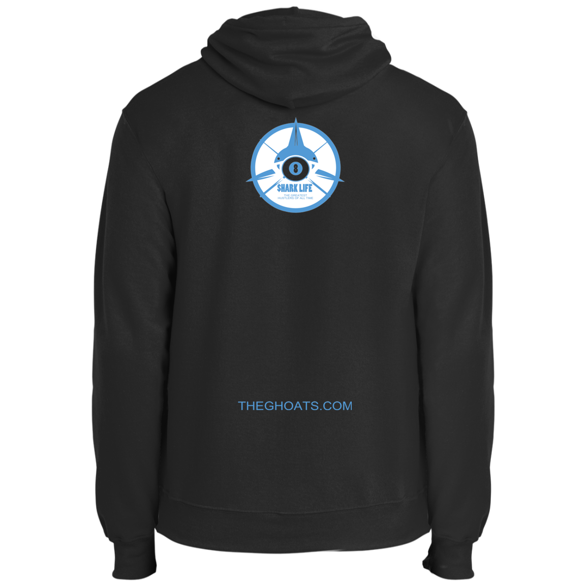 The GHOATS Custom Design. #32. Shark Week. Shark Life. Fleece Pullover Hoodie