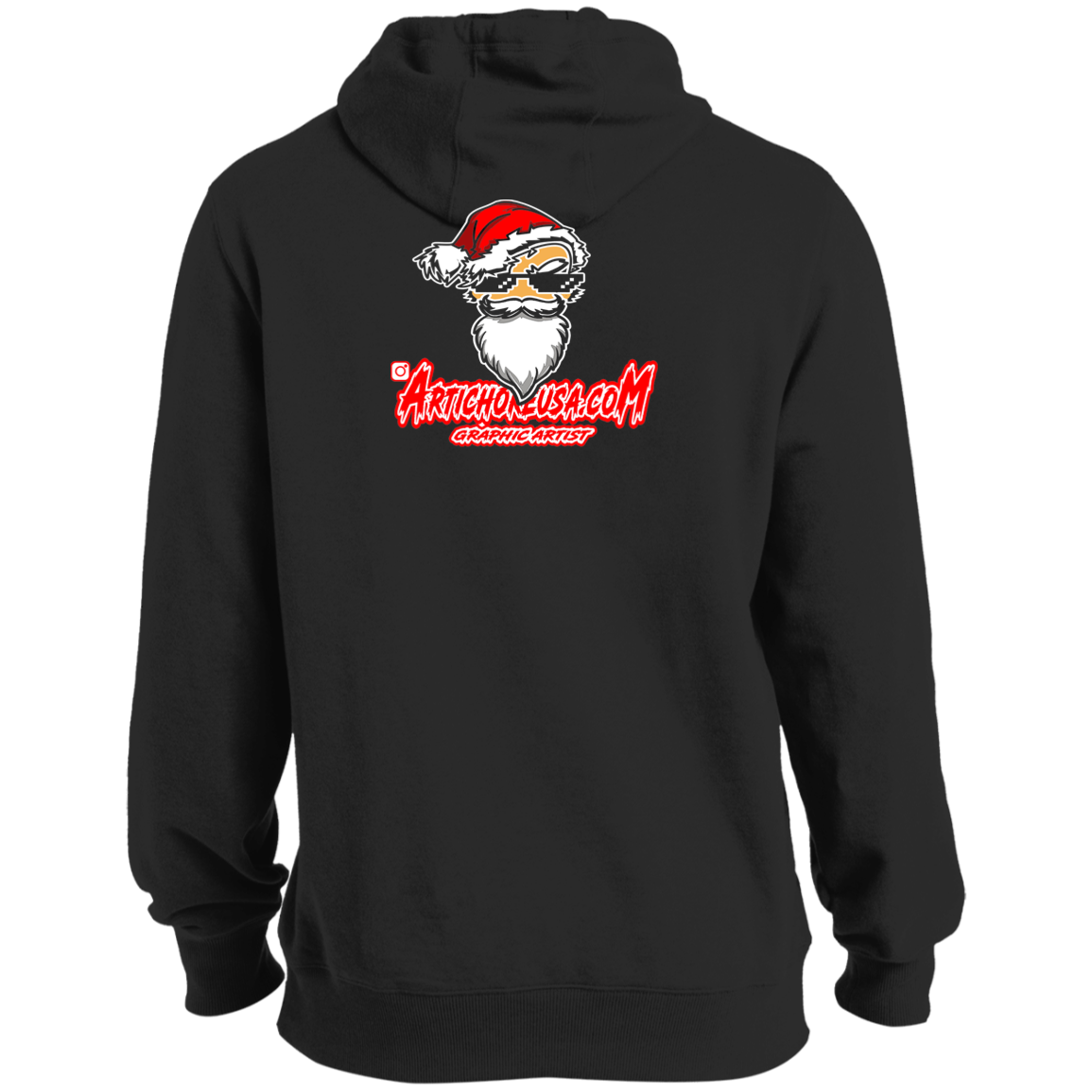 ArtichokeUSA Custom Design. Merry Kiss My Ass. Tall Pullover Hoodie