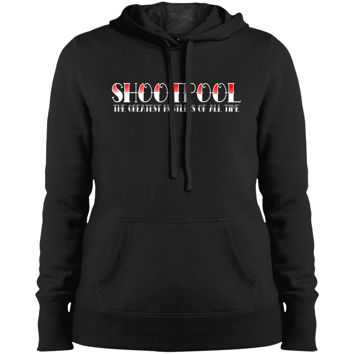 The GHOATS Custom Design #28. Shoot Pool. Ladies' Soft Style Hoodie
