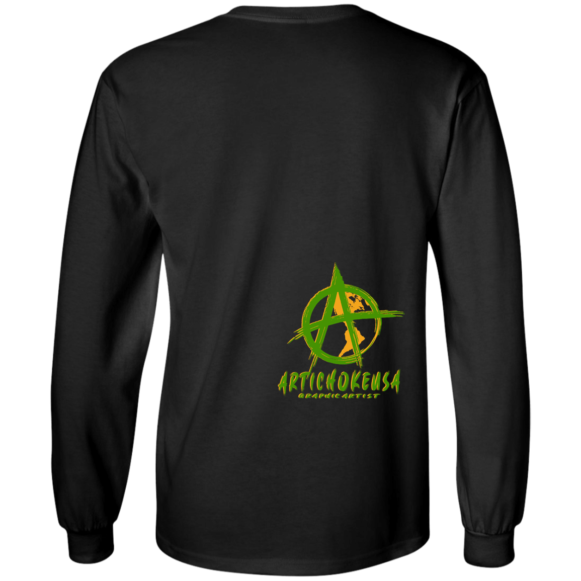 ArtichokeUSA Custom Design. EARTH-ART=EH. Youth LS T-Shirt