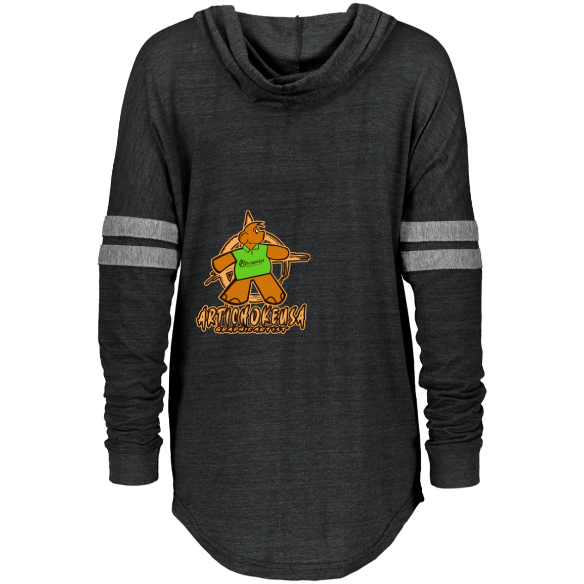 ArtichokeUSA Character and Font Design. Let’s Create Your Own Design Today. Winnie. Ladies Hooded Pullover