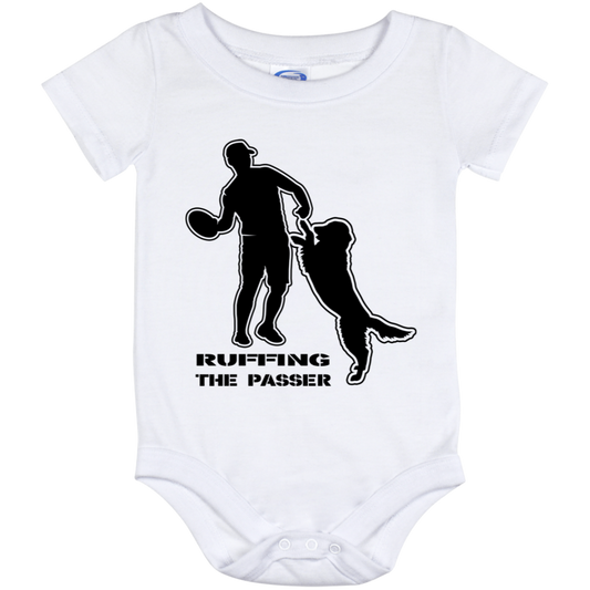 ArtichokeUSA Custom Design. Ruffing the Passer. Golden Lab Edition. Baby Onesie 12 Month